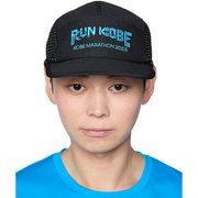 神戸マラソン2025リミテッドキャップ ユニセックス スポーツウェア キャップ Performance Black(001) M/Lサイズ 3013B403
