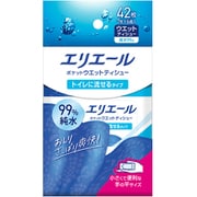 ウェットティッシュ エリエール ポケットウエットティシュー トイレに流せるタイプ 7枚×6個入