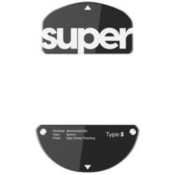Proシリーズ Susanto-X用 マウスソール Superglide Type-S Susanto-X Black PSSTSGSB