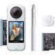 Insta360 X4 Air スターターキット（X4 Air＋114cm見えない自撮り棒＋レンズキャップ＋予備バッテリー） アークティック・ホワイト CINSAAFA-SE17
