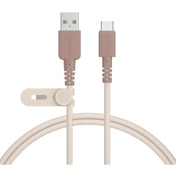 バイカラーケーブル USB-AtoUSB-C 1m カプチーノ MOT-BCECAC100-CA