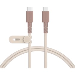 バイカラーケーブル USB-CtoUSB-C 急速充電 PD60W 1m カプチーノ MOT-BCECCC100-CA