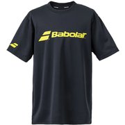 クラブショートスリーブシャツジュニア ジュニア テニス 半袖シャツ ブラック 140サイズ BJP4540C