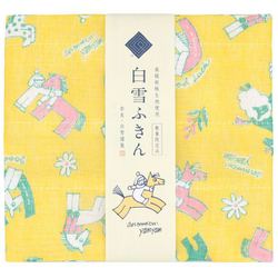 友禅ふきん Fortune Horse Yellow 2206