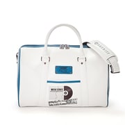 SHERIFF ミュージックシリーズボストンバッグ WHITE×TURQUOISE SMU-004BB