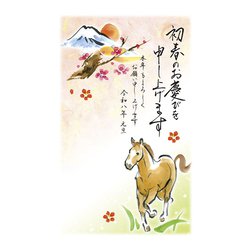 2026年 お年玉付き 年賀はがき 富士山 3枚入 No.09 FU09