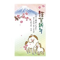 2026年 お年玉付き 年賀はがき 富士山 3枚入 No.12 FU12