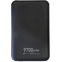 マグネットワイヤレス充電対応 準固体モバイルバッテリー 9700mAh ブラック MB-SS9700MG BK