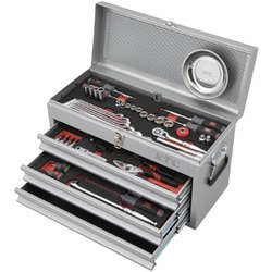 KTC 2026SKセール 66点組 9.5sq.ラチェットコンビネーションレンチ採用 スタンダード工具セット シルバー SK36626XS