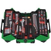 KTC 2026SKセール 56点組 9.5sq.自動車整備 両開きメタルケース工具セット リーフグリーン(限定色) SK35626WZLG