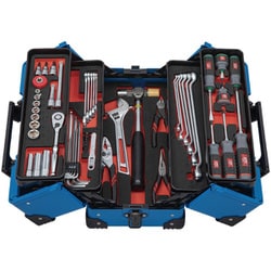 KTC 2026SKセール 56点組 9.5sq.自動車整備 両開きメタルケース工具セット スカイブルー（限定色） SK35626WZSBL