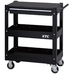 SKX2613BKST4 [KTC 2026SKセール ワゴン 3段1引出し ブラック お客様組立品]