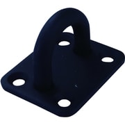 DAIDOHANT アイプレート マットブラック/鉄 6mm(HA-814) (A)40×(B)35×(C)17mm 10104238