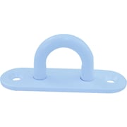 DAIDOHANT スリムアイプレート マットホワイト/鉄 6mm(HA-827) (A)60×(B)20×(C)17mm 10104251