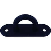 DAIDOHANT スリムアイプレート マットブラック/鉄 8mm(HA-830) (A)80×(B)26×(C)21mm 10104254