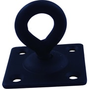 DAIDOHANT 回転アイプレート マットブラック/鉄 6mm(HA-866) (A)40×(B)40×(C)39×(D)18mm 10104290