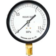 プラスチック蒸気用圧力計(A枠立型・Φ100)0.0~2.5MPa G3/8 122712540