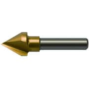 カウンターシンク No.21611-1 60°1枚刃 HSS TiNコ-ティング Φ40 21611-1-40.0-12