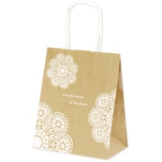 紙袋 手提げ袋 レースィ 200×120×250 10P 50-6412