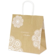 紙袋 手提げ袋 レースィ 260×150×280 10P 50-6612