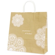 紙袋 手提げ袋 レースィ 320×110×330 10P 50-6812