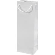 紙袋 手提げ袋 スリム 130×90×360 白 10P 50-6930