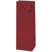 紙袋 手提げ袋 スリム 130×90×360 赤 10P 50-6934