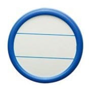 丸型名札 大 両用 青 NF-15-B