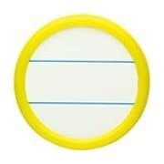 丸型名札 大 両用 黄 NF-15-Y