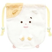 CA78301 まいにちはむちま 『はむちま、小さい幸せと出会う。』テーマ ぬいぐるみ巾着