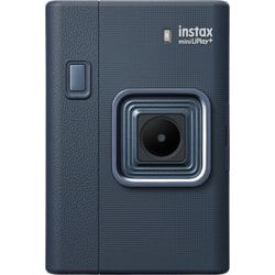 INS LIPLAY PLUS BLUE VN [ハイブリッドインスタントカメラ チェキ instax mini LiPlay＋（インスタックス ミニ リプレイ プラス） MIDNIGHT BLUE （ミッドナイトブルー）]