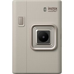 INS LIPLAY PLUS BEIGE VN [ハイブリッドインスタントカメラ チェキ instax mini LiPlay＋（インスタックス ミニ リプレイ プラス） SAND BEIGE（サンドベージュ）]