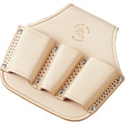 ヌメ皮ペンチ差し 8インチ用3丁入二重縫い型押 SP-13