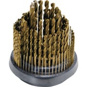 コバルトハイスストレートドリル 100本組セット（回転台＋カバー付） TCSD-100SET