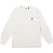 エコハイブリッドボックスロゴエンブロイダリーロングスリーブTシャツ ユニセックス カットソー WHT Lサイズ NW2411-1G803