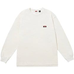 エコハイブリッドボックスロゴエンブロイダリーロングスリーブTシャツ ユニセックス カットソー WHT XLサイズ NW2411-1G803