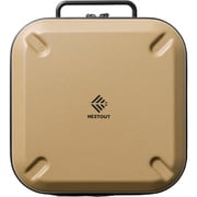 BM-NESTGC1MBE [NESTOUT ハードコンテナ Mサイズ 約3L キャンプ 収納ボックス ギアケース スタッキング対応 仕切り付 防汚 耐衝撃 ベージュ]