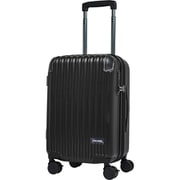 スーツケース ハードキャリー ファスナータイプ 旅行目安日数：3泊～4泊 37L/拡張時42L TSロック搭載 機内持ち込み可能 預け入れ無料サイズ SP-0907-49 ブラック