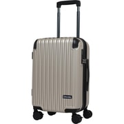 スーツケース ハードキャリー ファスナータイプ 旅行目安日数：3泊～4泊 37L/拡張時42L TSロック搭載 機内持ち込み可能 預け入れ無料サイズ SP-0907-49 ゴールド