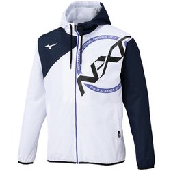 N-XT ウィンドブレーカージャケット ユニセックス ランニングウェア ブレーカー ホワイト (01) Mサイズ 32JEC745