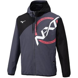 N-XT ウィンドブレーカージャケット ユニセックス ランニングウェア ブレーカー グレー (10) Lサイズ 32JEC745