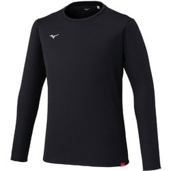 ブレスサーモTシャツ(長袖) メンズ 機能性スポーツウェア 長袖シャツ ブラック (09) Sサイズ 32MAC543