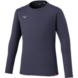 ブレスサーモTシャツ(長袖) メンズ 機能性スポーツウェア 長袖シャツ ライトネイビー (15) XLサイズ 32MAC543