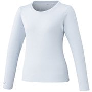 ブレスサーモTシャツ(長袖) レディース 機能性スポーツウェア 長袖シャツ エアリーブルー (20) Sサイズ 32MAC850