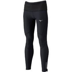 ランニングマルチポケットロングタイツ レディース ランニングウェア ロングパンツ ブラック (09) Lサイズ J2MBC710