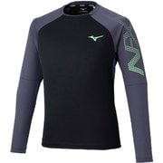 N-XTロングTシャツ(長袖) ユニセックス カットソー ブラック (09) XLサイズ U2MAC501