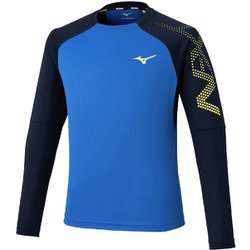 N-XTロングTシャツ(長袖) ユニセックス カットソー ブルー (24) Mサイズ U2MAC501