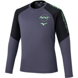 N-XTロングTシャツ(長袖) ユニセックス カットソー グレー (10) Lサイズ U2MAC502