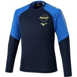 N-XTロングTシャツ(長袖) ユニセックス カットソー ネイビー (11) Sサイズ U2MAC502