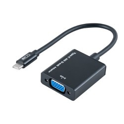 Type-C - D-sub変換アダプタ ブラック USA-CDS3BK